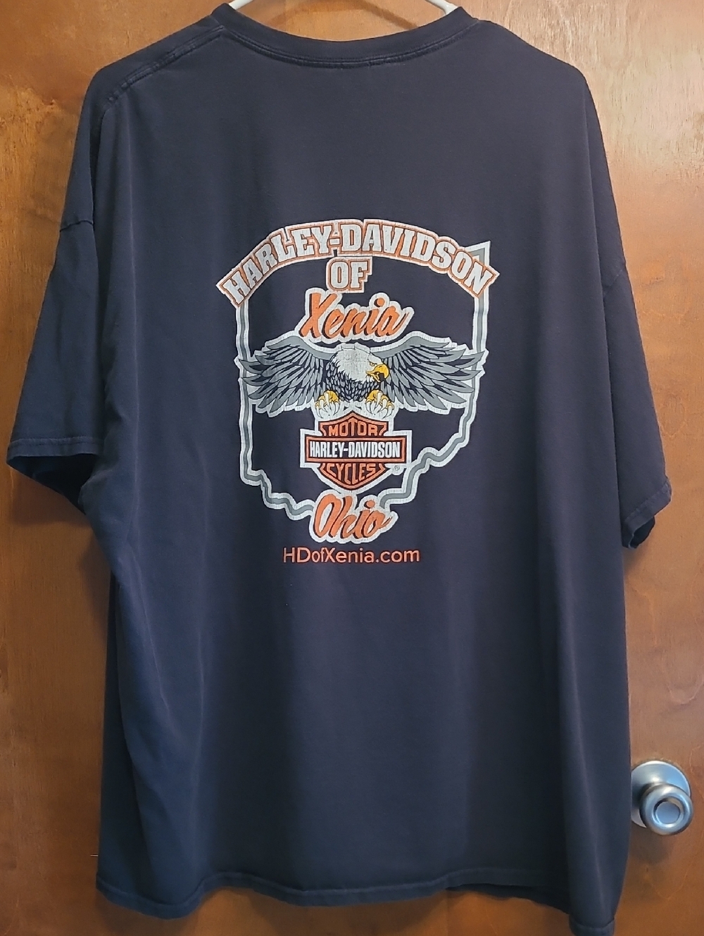 Harley-Davidson Xenia Ohio Eagle Back Graphic Tee